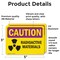 Signmission Radiation & Laser Sign, 3.5 in H x 5 in W, Vinyl Decal, Rectangle OS-2PACK-CR-D-35-L-10188 - alternate 5